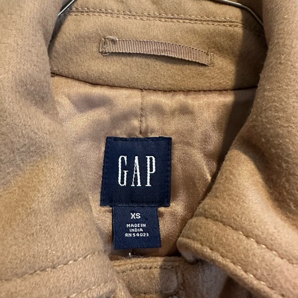 GAP wool camel toggle coat - Picture 8 of 8